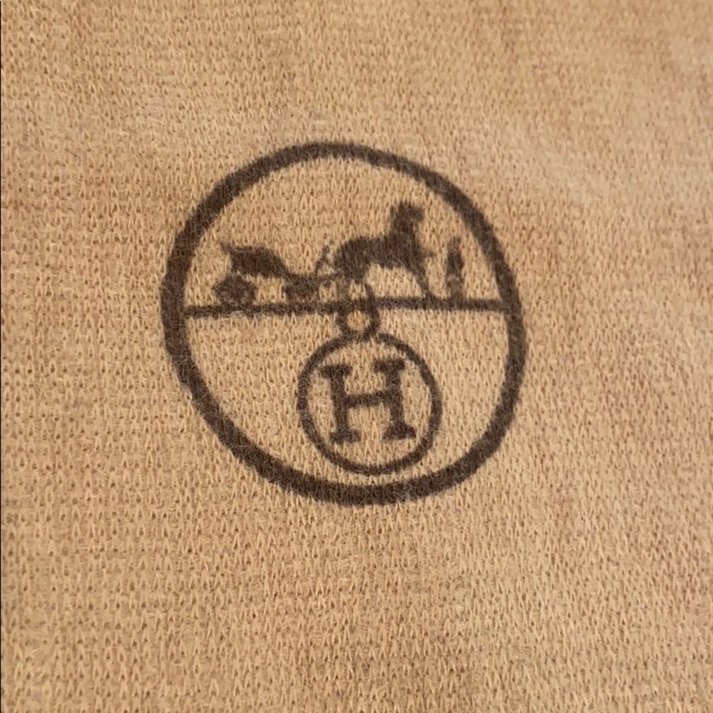 Vintage Herms Draw-String Bag - image 4